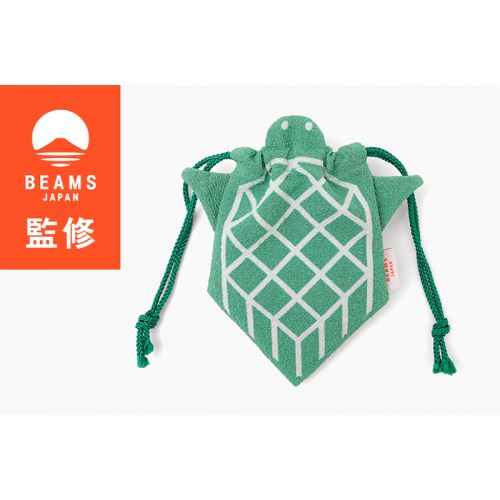 【BEAMS JAPAN】 COCHAE ちりめん巾着 亀 舞鶴限定商品  2458797 - 京都府舞鶴市
