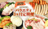 豚肉セット 3回定期便 毎月 豚肉定期便 ブランド豚 いもぶた 豚ロース 豚バラ 肉まん ジャンボ 焼売 味噌漬け 熟成 ハム 粗挽きウインナー ハム 簡単 便利 国産 冷凍 詰め合わせ セット 送料無料 千葉県 旭市 旭食肉協同組合 ask043