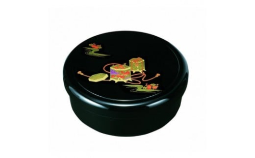 10.5寸 茶櫃 平安物語（内梨地塗） ［YG475］ 2461111 - 和歌山県上富田町