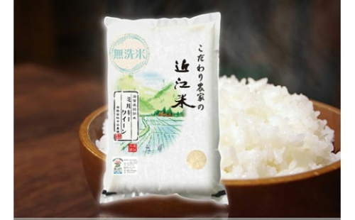 【7年産】近江米 環境こだわり栽培 ミルキークイーン 無洗米【5kg×1】【BN16W】 米 5kg 10kg 白米 みるきーくいーん 国産 農家直送 環境こだわり お米 こめ おこめ 新米 先行予約 農家直送 産地直送 滋賀県 近江八幡市 2461475 - 滋賀県近江八幡市