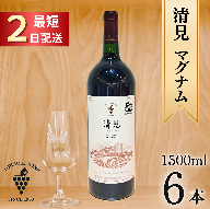 清見2022 マグナム6本 9L 最短申込みから2日発送 北海道ワイン 北海道池田町 十勝ワイン