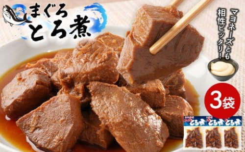 まぐろとろ煮 180g×3袋 2461908 - 和歌山県那智勝浦町