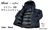 NANGA × oxtos ダウンジャケット XLサイズ 濡れに強い 軽量 蒸れにくい ブラック UDD ウルトラドライダウン アウトドア キャンプ 登山 山登り 普段使い 羽毛 ダウン 無地 黒 ナンガ オクトス 石川 能登 羽咋 メンズ レディース ユニセックス アウター 防寒着 冬物