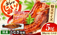 【うなぎの美味しさはタレで決まる！】自慢の味・国産活うなぎ蒲焼（5本入）| うなぎ タレ 蒲焼 国産 美味しい うな丼 鰻重 魚 島根県雲南市/有限会社石田魚店 [AICQ011]