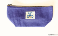 【中日ドラゴンズとのコラボアイテム】のこり染×ドアラポーチ　ブルーベリー
