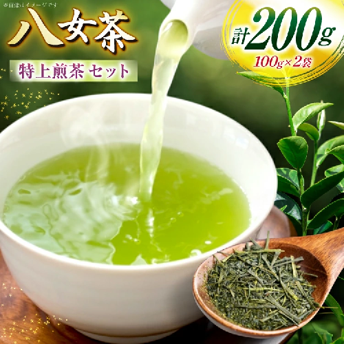 お茶 八女茶 特上 煎茶 100g×2 セット [木村食品 福岡県 宇美町 um40beg040043] お茶の葉 茶 お茶の葉 茶葉 お茶っぱ 2467339 - 福岡県宇美町