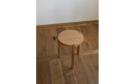 【受注生産】Side Table 04［丸］ オーク（ナラ）/soap finish / テーブル サイドテーブル 机 デスク 家具 インテリア 木目調 ナチュラル おしゃれ デザイン ダイニング 寝室 / 恵那市 / ROYAL STAGE [AUEB053]