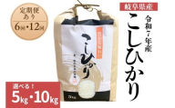 令和7年産 郡上産こしひかり 10kg 定期便 6回 6ヶ月 食品 米 精米 白米 コシヒカリ お米 コメ こめ 米 160000円 G0411_10_te6
