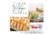 ぎょうざ食べ比べセット ぎょうざ・野沢菜漬けぎょうざセット[パック入り/冷凍生] 各1パック[合計2パック]/ テンホウ ぎょうざ ギョウザ 餃子 食べ比べ 冷凍 信州 長野県 諏訪市 諏訪 【21-38】