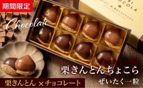 栗りん 【期間限定】まるで栗のような贅沢チョコレート「 ぜいたく一粒 栗きんとんちょこら 」栗きんとん × チョコレート プレゼント スイーツ ギフト 栗きんとん チョコ 送料無料 お取り寄せ 和栗スイーツ 和栗 2469920 - 愛知県名古屋市