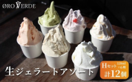 ジェラート アソート 12個 Hセット トマトソルベ ミルク ほうじ茶 抹茶 アールグレイキャラメル ストロベリー オーロヴェルデ カップアイス 設楽町