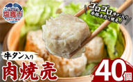 牛タン入肉焼売（40g×8個）５パック 牛タン ゴロゴロ具材 本格 焼売 シュウマイ シューマイ 牛肉 惣菜 お惣菜 おかず 冷凍 時短 簡便 お弁当 送料無料 塩竈市 塩釜市 宮城県 三水 cc00001-5