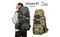 Aconcagua アコンカグア　Ushuaia ウスアイア 45 登山用リュック ハイキングリュック 男女兼用【BLACK】