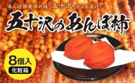 五十沢のあんぽ柿 8個入り 化粧箱 F20C-246
