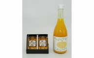 みかん蜂蜜「ジオハニー」170g×２瓶と柑橘生搾りジュース720ml×１本のセット