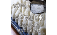 令和7年 新潟県産 棚田米 新之助 玄米 5kg 5キロ 雪中貯蔵 雪むろ しんのすけ お米 こめ 新潟 上越 米 送料無料