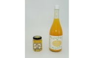 みかん蜂蜜「ジオハニー」170g×１瓶と柑橘生搾りジュース720ml×１本のセット