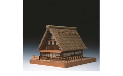 ウッディジョー　ミニ建築No.1   合掌造り　木製模型キット 2475290 - 静岡県静岡市