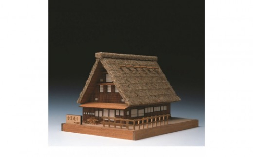 ウッディジョー　ミニ建築No.1   合掌造り　木製模型キット 2475290 - 静岡県静岡市
