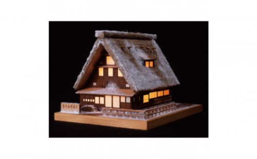 ウッディジョー　あかりシリーズ No.1  雪の合掌造り　木製模型キット 2475294 - 静岡県静岡市