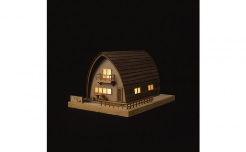 ウッディジョー　あかりシリーズNo.3　カナディアンハウス　木製模型キット 2475296 - 静岡県静岡市