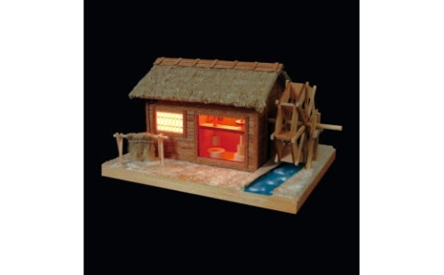 ウッディジョー　あかりシリーズNo.4　カタコト水車小屋　木製模型キット 2475297 - 静岡県静岡市