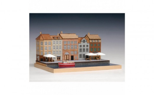 ウッディジョー　ヨーロッパの街並みシリーズ　デンマーク・コペンハーゲン　木製模型キット 2475304 - 静岡県静岡市