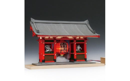 ウッディジョー　ハーフタイプ 雷門　木製模型キット 2475305 - 静岡県静岡市