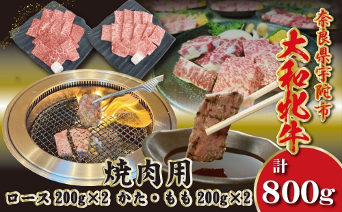 ＜冷凍＞大和牝牛 焼肉用 800g ／太田家 和牛 牛肉 焼肉 お弁当 バーベキュー アウトドア キャンプ 父の日 お中元 贈答用 贈り物 暑中見舞い お土産 お歳暮 美味しい部位 奈良県 宇陀市 ふるさと納税 2475862 - 奈良県宇陀市