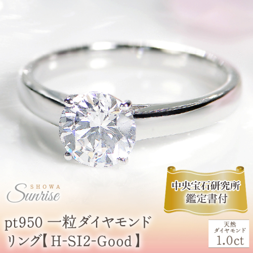 pt950 一粒 1カラット ダイヤモンド リング【H-SI2-Good】 /【中央宝石研究所鑑定書付】 CSR0208-pt SWAV073
 2475878 - 山梨県昭和町