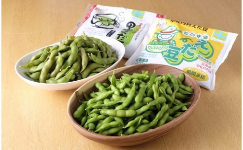 【十勝】ふっくら甘い枝豆　食べ比べ２種　300g×6袋[D1-5C]