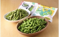 【十勝】ふっくら甘い枝豆　食べ比べ２種　300g×6袋[D1-5]