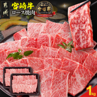 宮崎牛ロース焼肉用 500g×2パック_29-N202【肉 牛肉 人気 おすすめ 焼き肉 焼肉 BBQ】