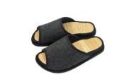 スリッパ D型セノーテデコラ極 Mサイズ ブラック【1676540】