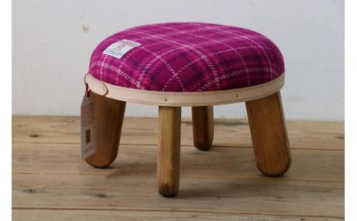 【選べるカラー】まぁるいスツール子供 椅子イスキッズ HARRIS TWEED（ハリスツイード）家具 2482015 - 和歌山県有田川町