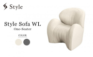 【アイボリー】Style Sofa WL（One-Seater）