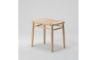 【木と暮らしの工房】 H.O.スツール　4-leg　＜樹種：ナラ／座面：ペーパーコード＞