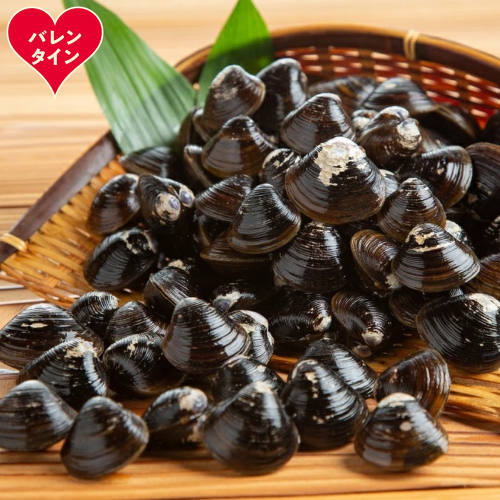 10-579 【バレンタインデー】冷凍砂出ししじみ　3袋セット 2485736 - 北海道紋別市