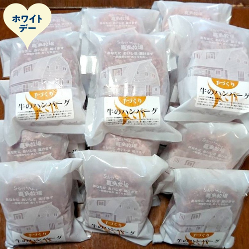 47-41 【ホワイトデー】喜多牧場の手づくり牛のハンバーグ20パック 2485979 - 北海道紋別市