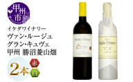 イケダワイナリー【グラン・キュヴェ 甲州／ヴァン・ルージュ】2本セット（MG）B18-676