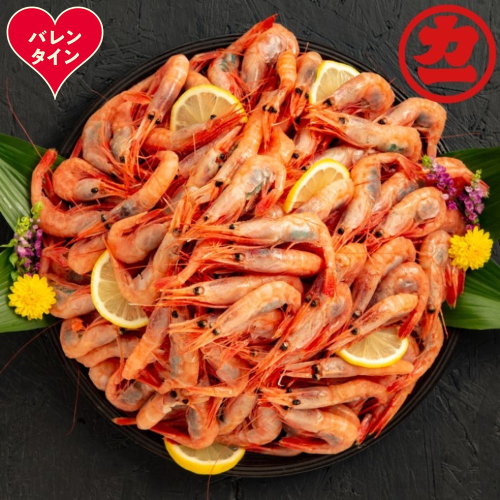 14-232 【バレンタインデー】甘えび（大）1kg 2487874 - 北海道紋別市