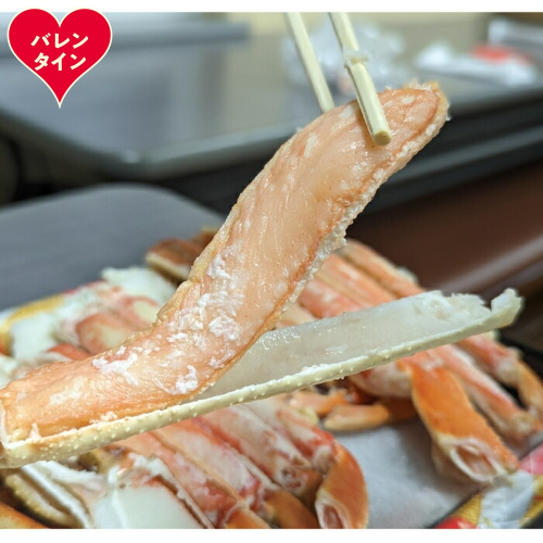 18-167 【バレンタインデー】ボイル本ずわいがにハーフポーション(総重量　約900ｇ前後) 2488451 - 北海道紋別市