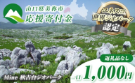 【※返礼品なし】美祢市への応援寄附金(1,000円分) [募金 社会貢献 支援金 ワンストップオンライン対応]