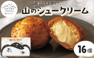 【山形の極み】山のシュークリーム 16個 山形県 スイーツ お菓子 洋菓子 F2Y-6153