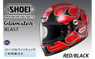 SHOEIヘルメット【Glamster BLAST (RED／BLACK)】XXL フィッティングチケット付き｜グラムスター ブラスト フルフェイス バイク ツーリング レーサー ショウエイ ヘルメット [1947]