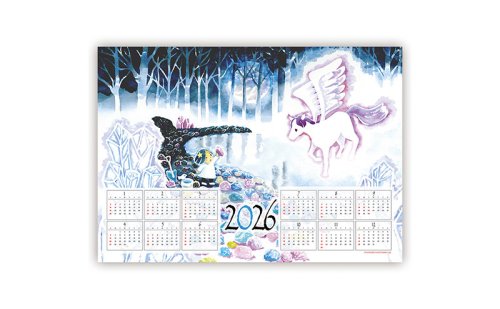 ちくちく鳥「2026年カレンダー」「長和町絵はがきセット」 カレンダー 絵葉書 セット 長野県 長和町 2494426 - 長野県長和町