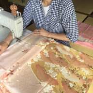 着物リメイク　近江手引き真綿　肌掛ふとん　500ｇ