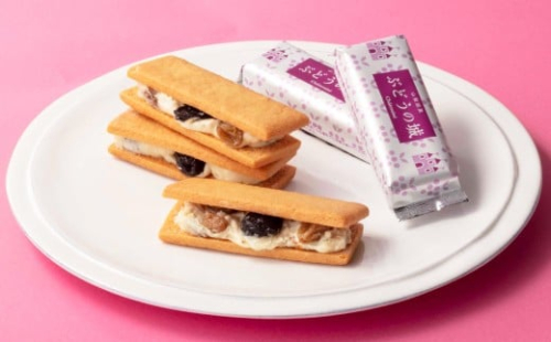 【シャトレーゼ】 山梨県限定 レーズンサンド 6個 ゴールデンレーズン フレームシードレスレーズン 洋酒漬けレーズン ホワイトチョコレート バター  2495042 - 山梨県中央市