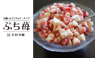 74-20　園村苺園　宇土産 完熟冷凍いちご「ぷち苺」1kg（500g×2パック）