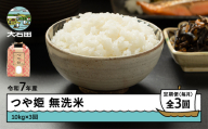 米 令和7年産 つや姫 無洗米 30kg 10kg×3回 毎月定期便 [5月下旬・6月下旬・7月下旬発送] 山形県産 東北 ap-tsmxa10x3-tm5to7s